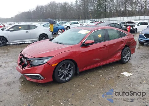 2019 Honda Civic Ex from USA, damaged, VIN JHMFC1F35KX010167